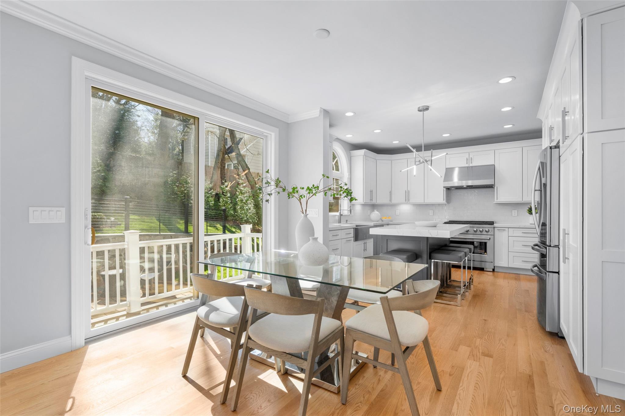 3 Robin Hill Road Scarsdale, NY 10583 - Photo 5 of 32 a view of a dining room with furniture window and outside view