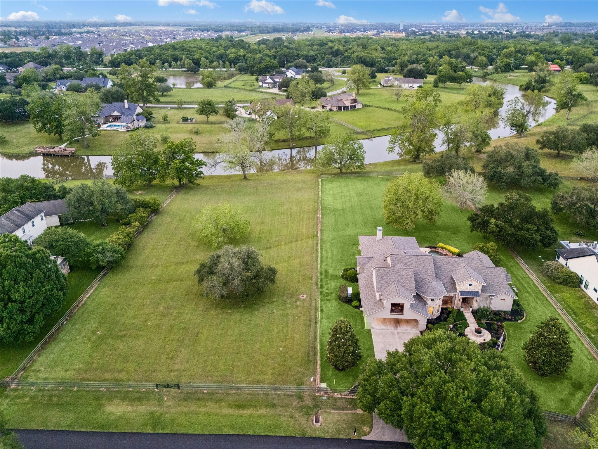 0 Fulbrook Commons Fulshear, TX 77441 - Photo 25 of 26 The adjoining 1.5-story home and this 1.3-acre lot are both available for sale and may be purchased together.