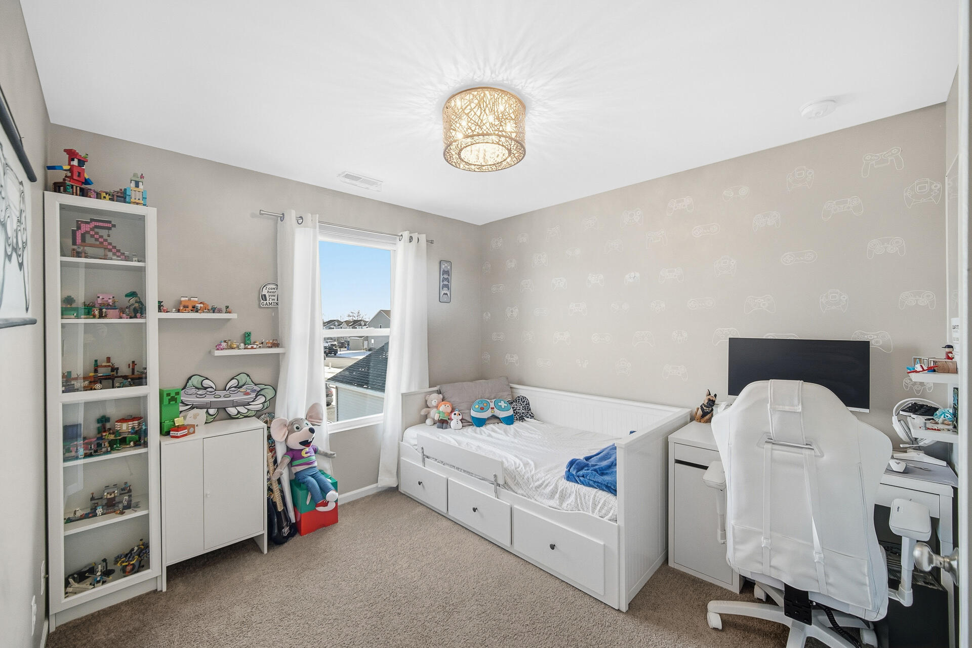 12728 Ellsworth Street Crown Point, IN 46307 - Photo 17 of 30 a bedroom with a bed and a window
