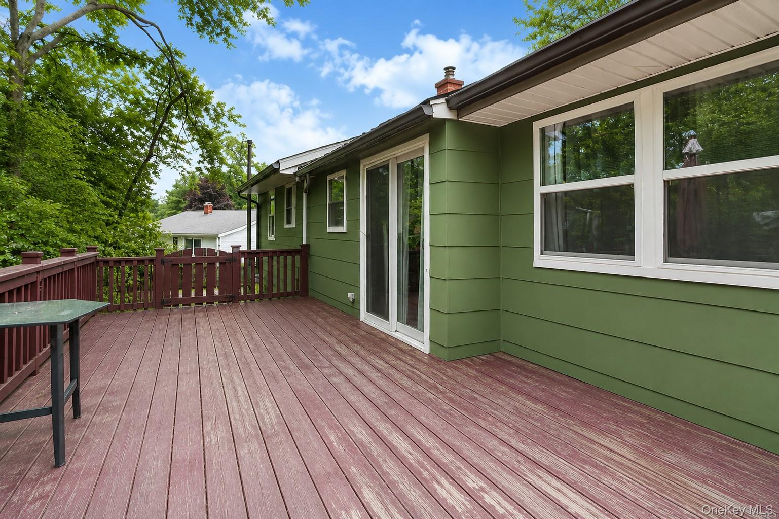 1 Windsor Road Monroe, NY 10950 - Photo 19 of 20 a view of backyard with a deck and wooden floor