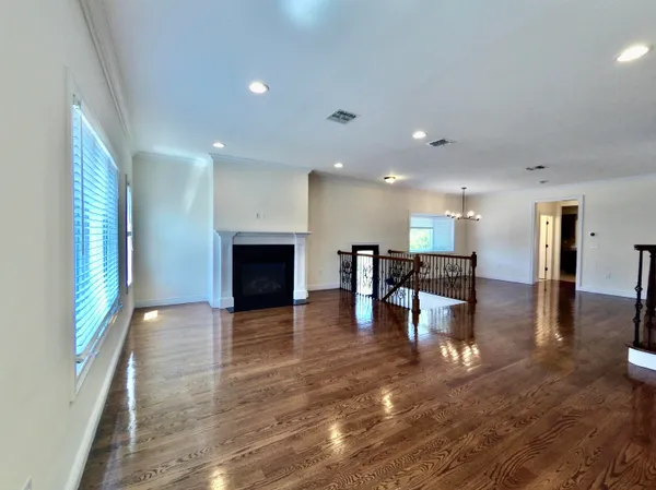 a view of kitchen with furniture and a table