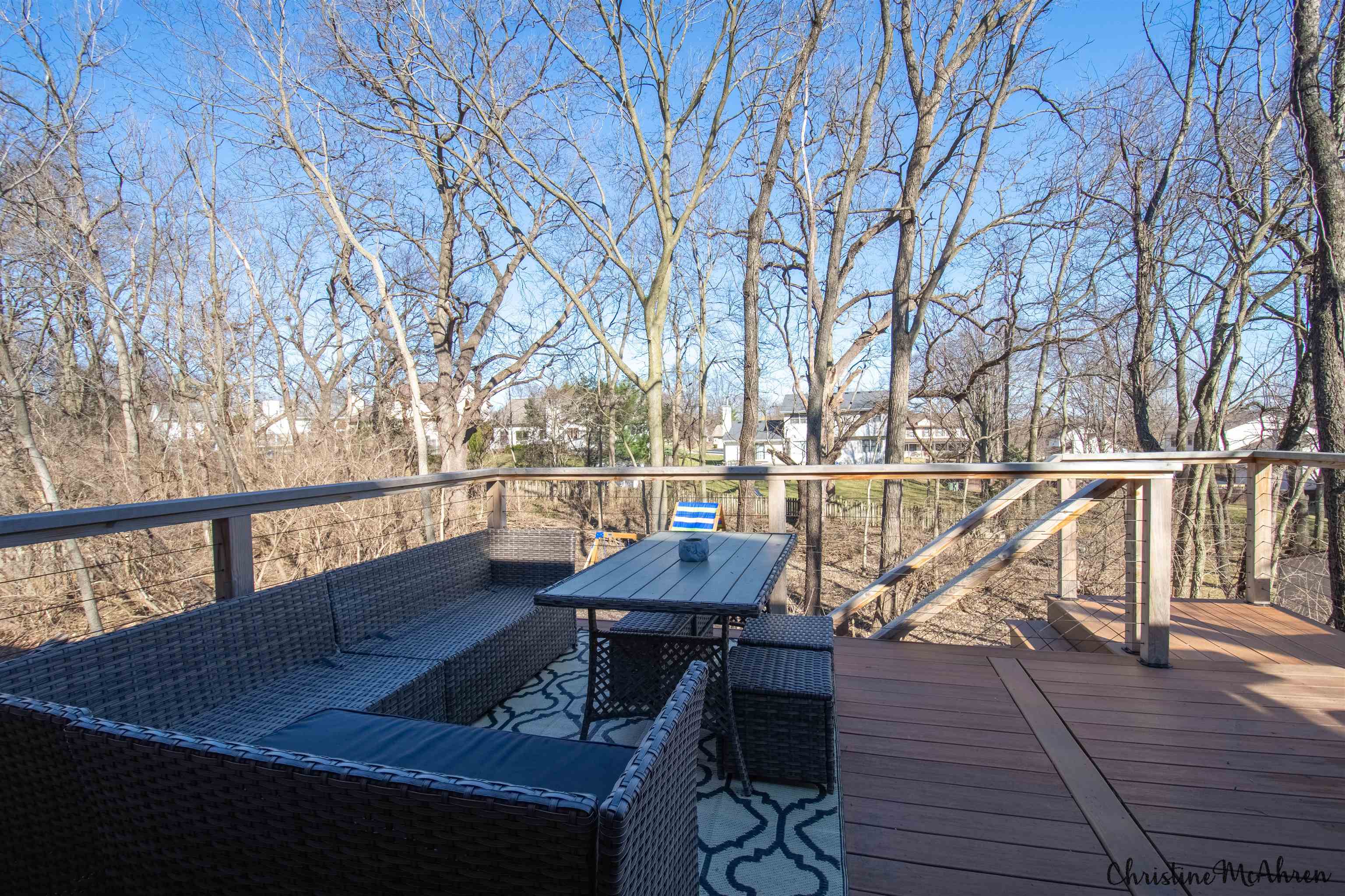 6410 Grassridge Road Rockford, IL 61108 - Photo 12 of 31 a view of a balcony with furniture