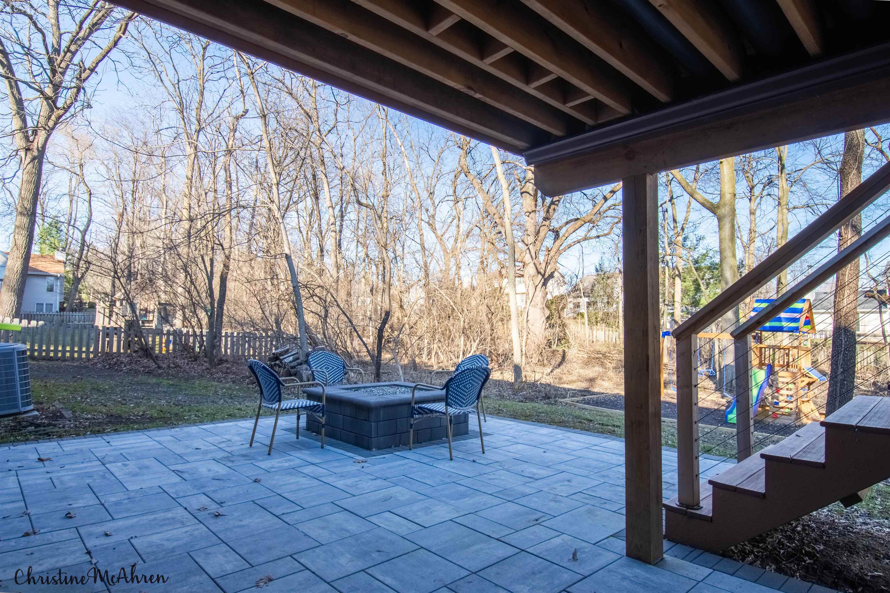 6410 Grassridge Road Rockford, IL 61108 - Photo 30 of 31 a view of a porch with chairs and backyard