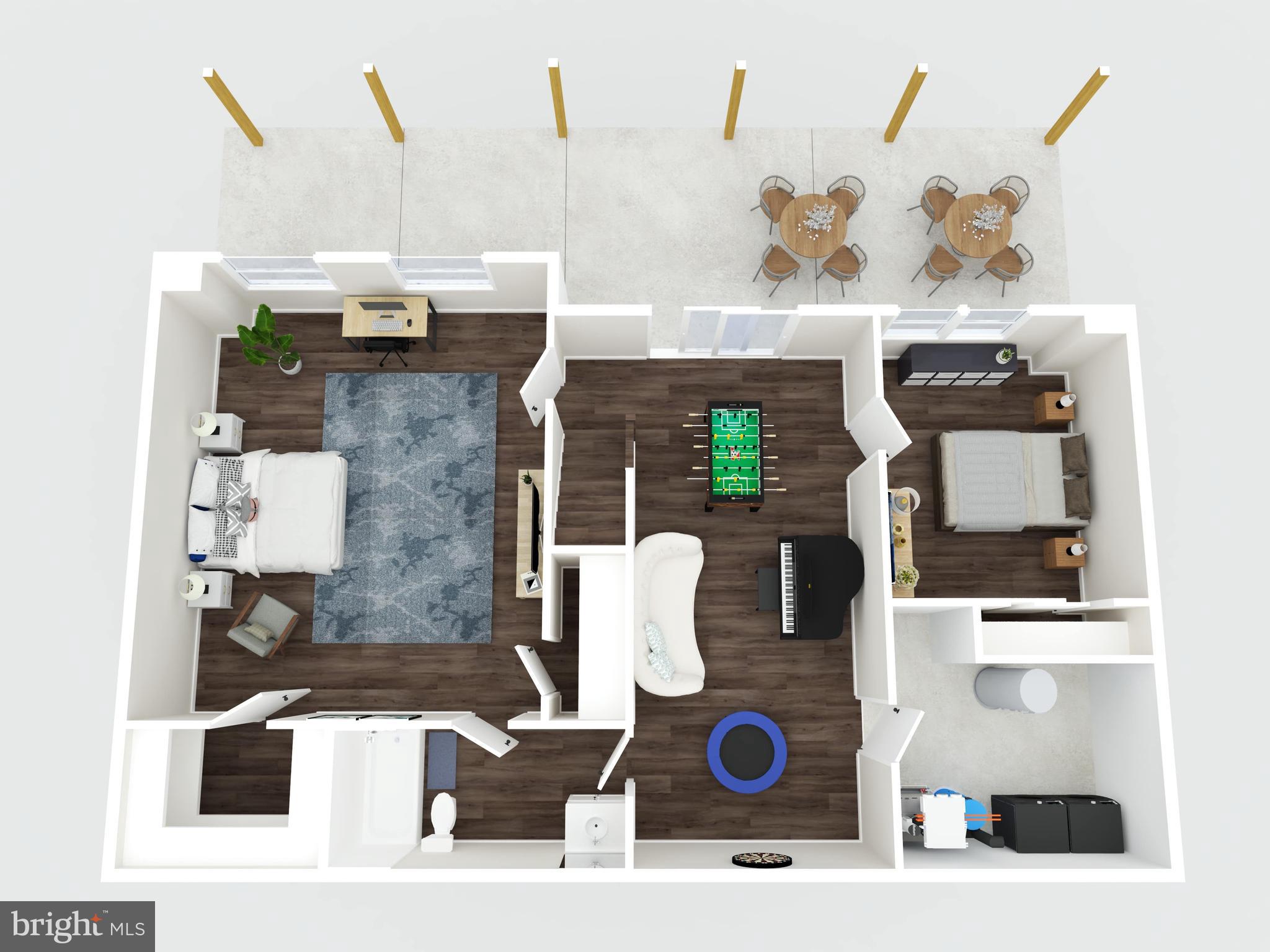 4769 Blue Mountain Road Linden, VA 22642 - Photo 36 of 36 a bathroom with a sink and a mirror