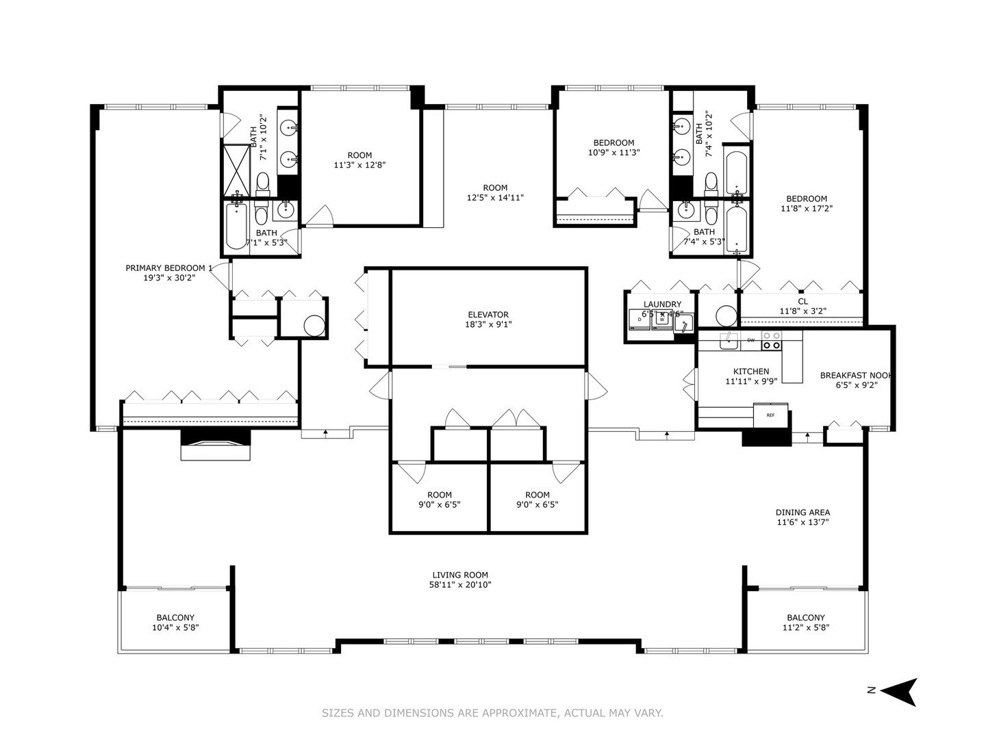 5471 South Hyde Park Boulevard, Unit 16AB Chicago, IL 60615 - Photo 18 of 18 a picture of a wall with a white building