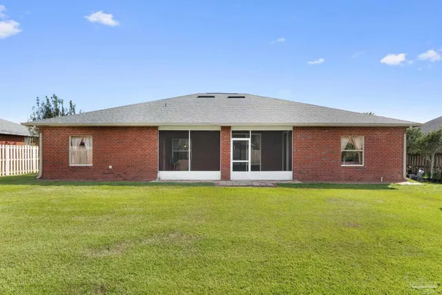 a view of an outdoor space and yard