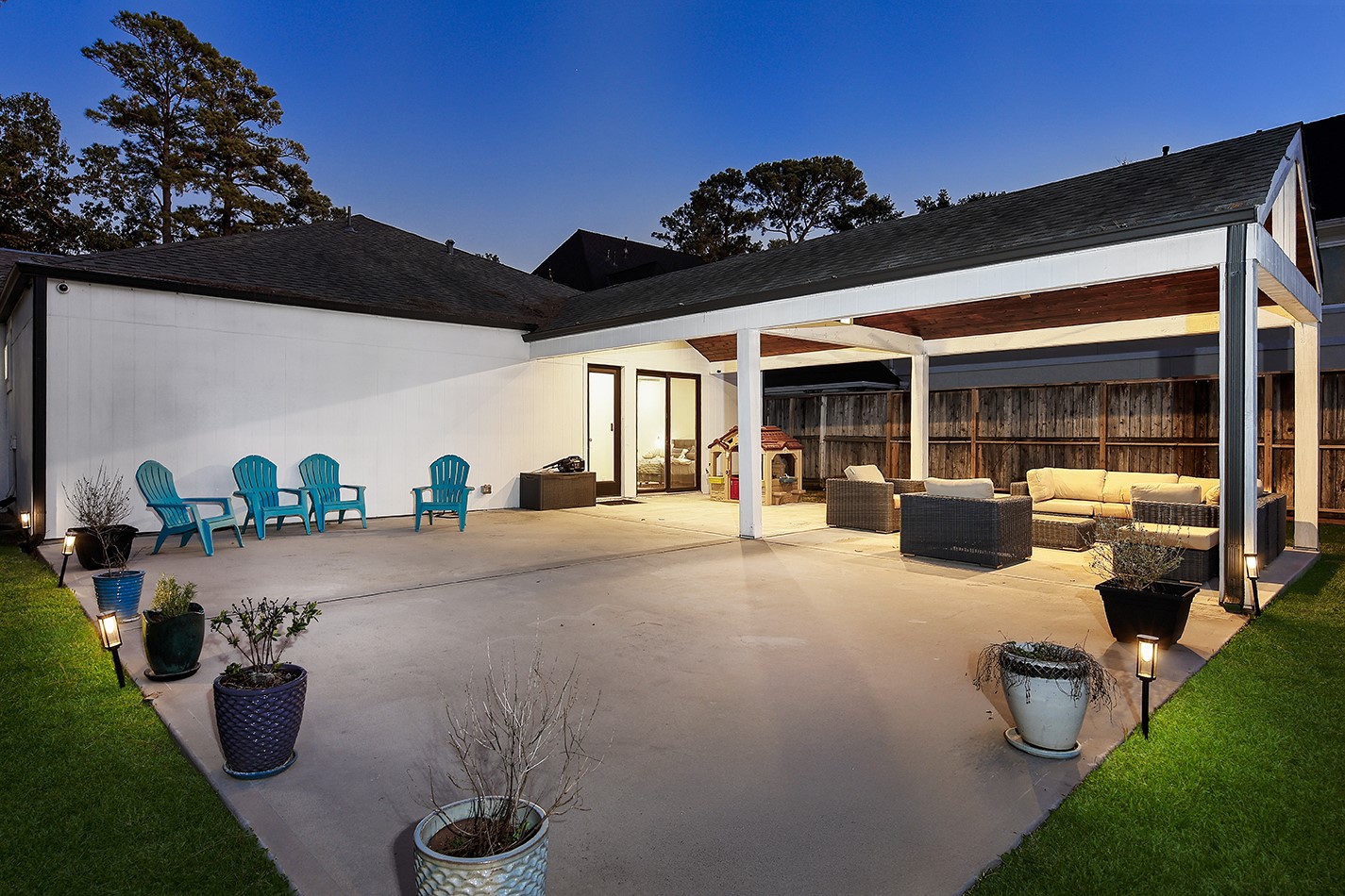 10 West Shady Lane Houston, TX 77063 - Photo 46 of 49 a view of swimming pool with outdoor seating