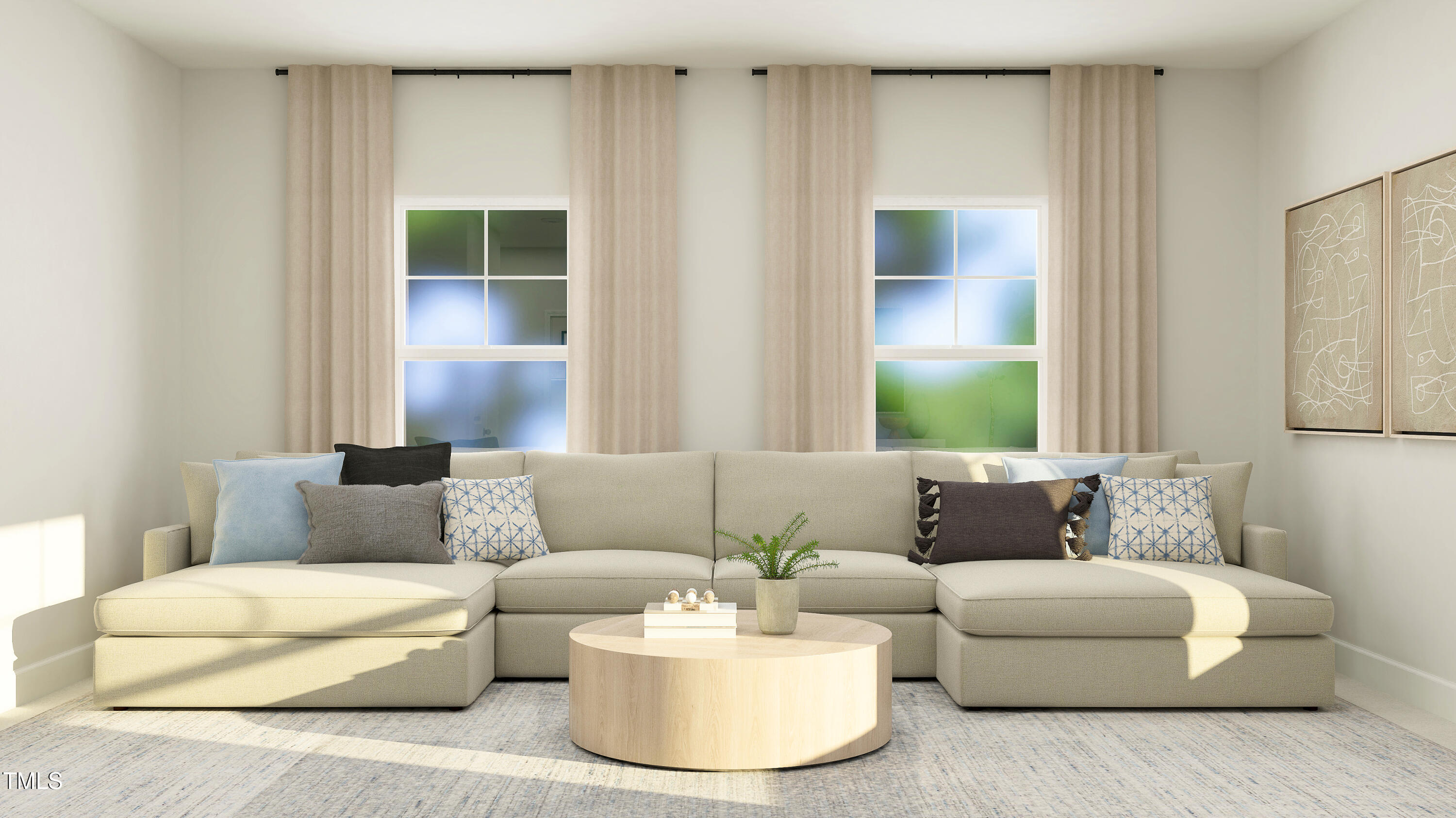 4325 Laurel Pond Way Raleigh, NC 27616 - Photo 18 of 26 a living room with furniture and a couch