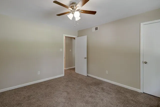 a view of an empty room