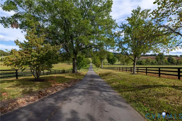 a view of park with trees