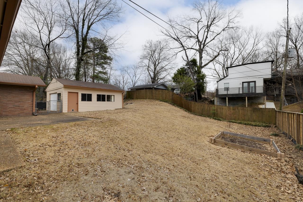5673 Normandy Road Memphis, TN 38120 - Photo 37 of 39 a view of a house with a yard covered in snow