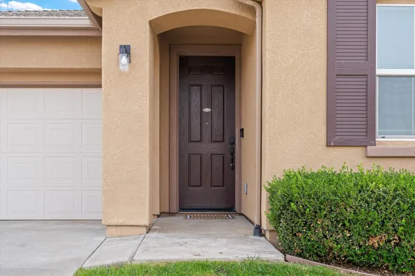 a view of front door of a house