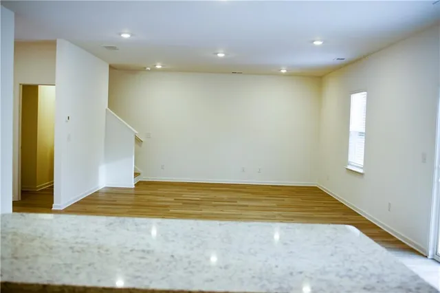 a view of closet area