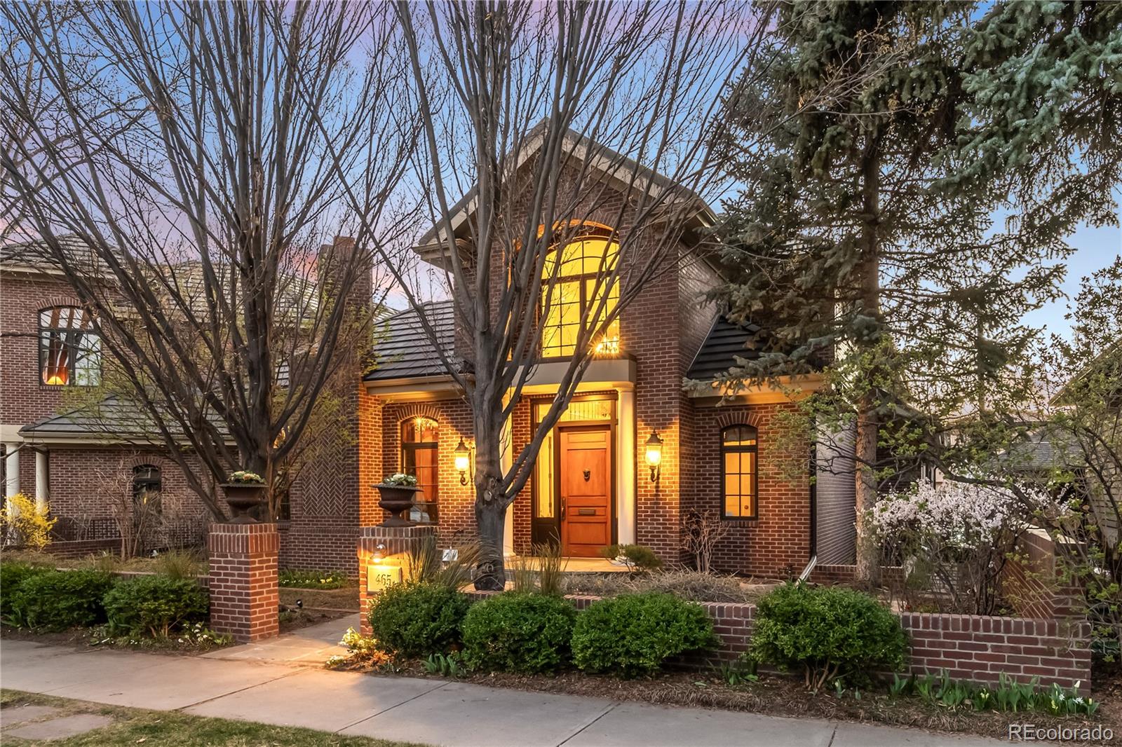 a building view with a outdoor space