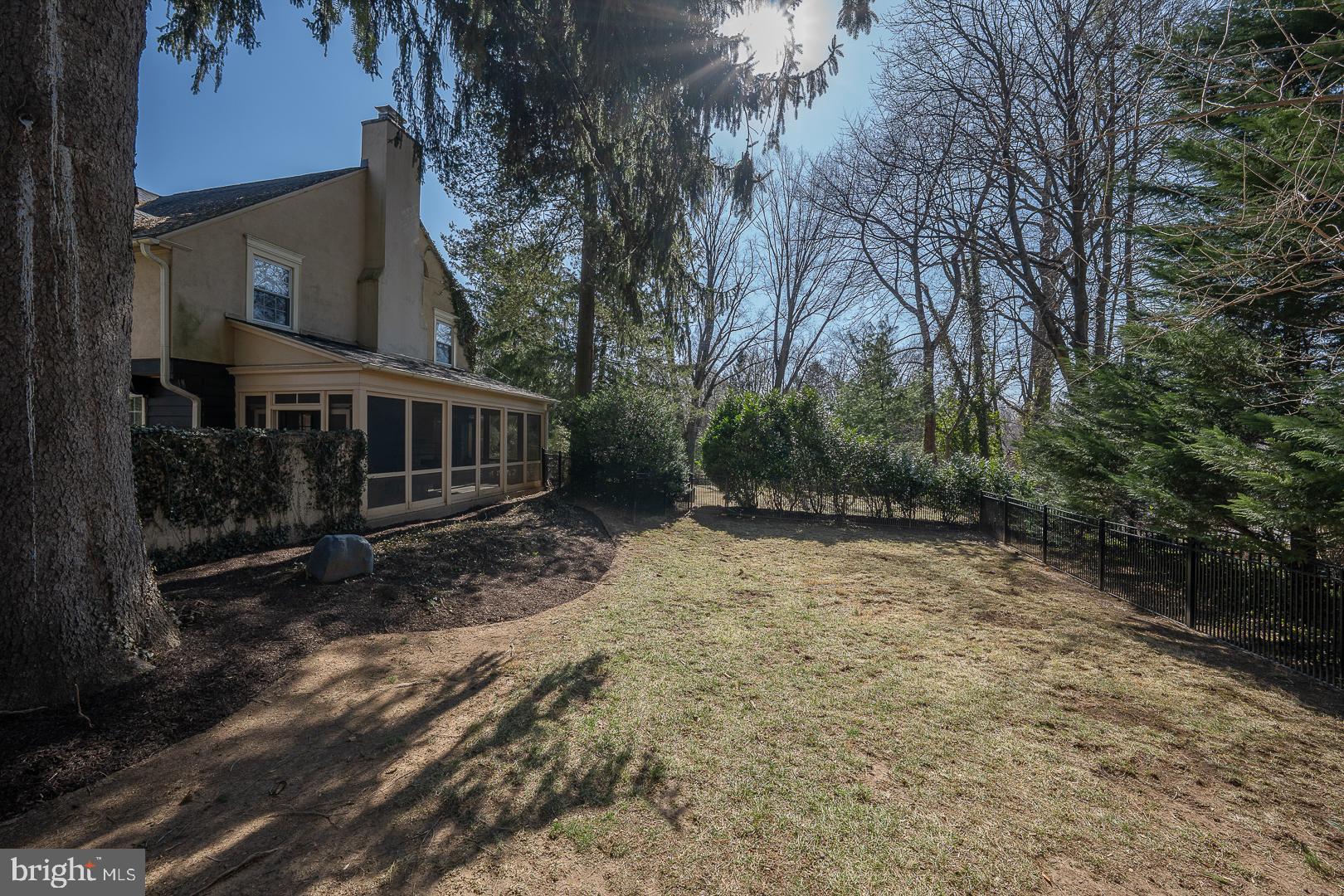 108 South Spring Mill Road Villanova, PA 19085 - Photo 35 of 53 a view of backyard with green space