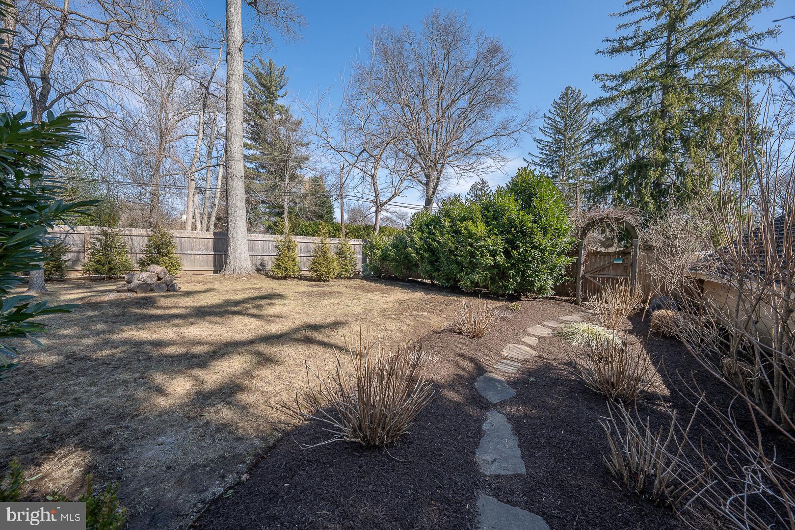 108 South Spring Mill Road Villanova, PA 19085 - Photo 41 of 53 a view of a yard with large trees
