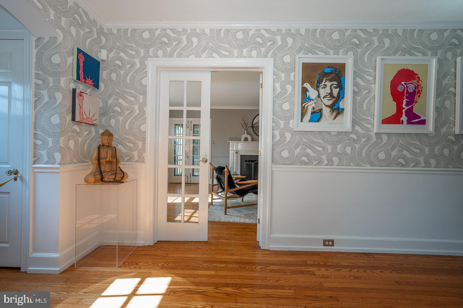 108 South Spring Mill Road Villanova, PA 19085 - Photo 5 of 53 a view of an entryway with wooden floor