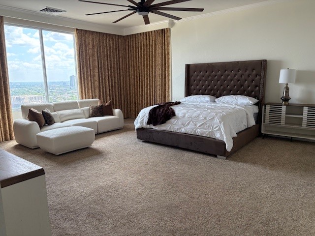2016 Main Street, Unit 3 Houston, TX 77002 - Photo 10 of 36 Primary Suite with Seating Area and Spectaular Views