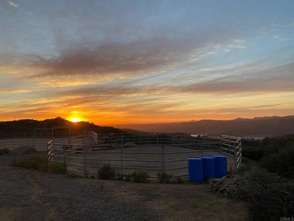 0 Muth Valley Road Lakeside, CA 92040 - Photo 20 of 30 a view of a dry yard with wooden fence