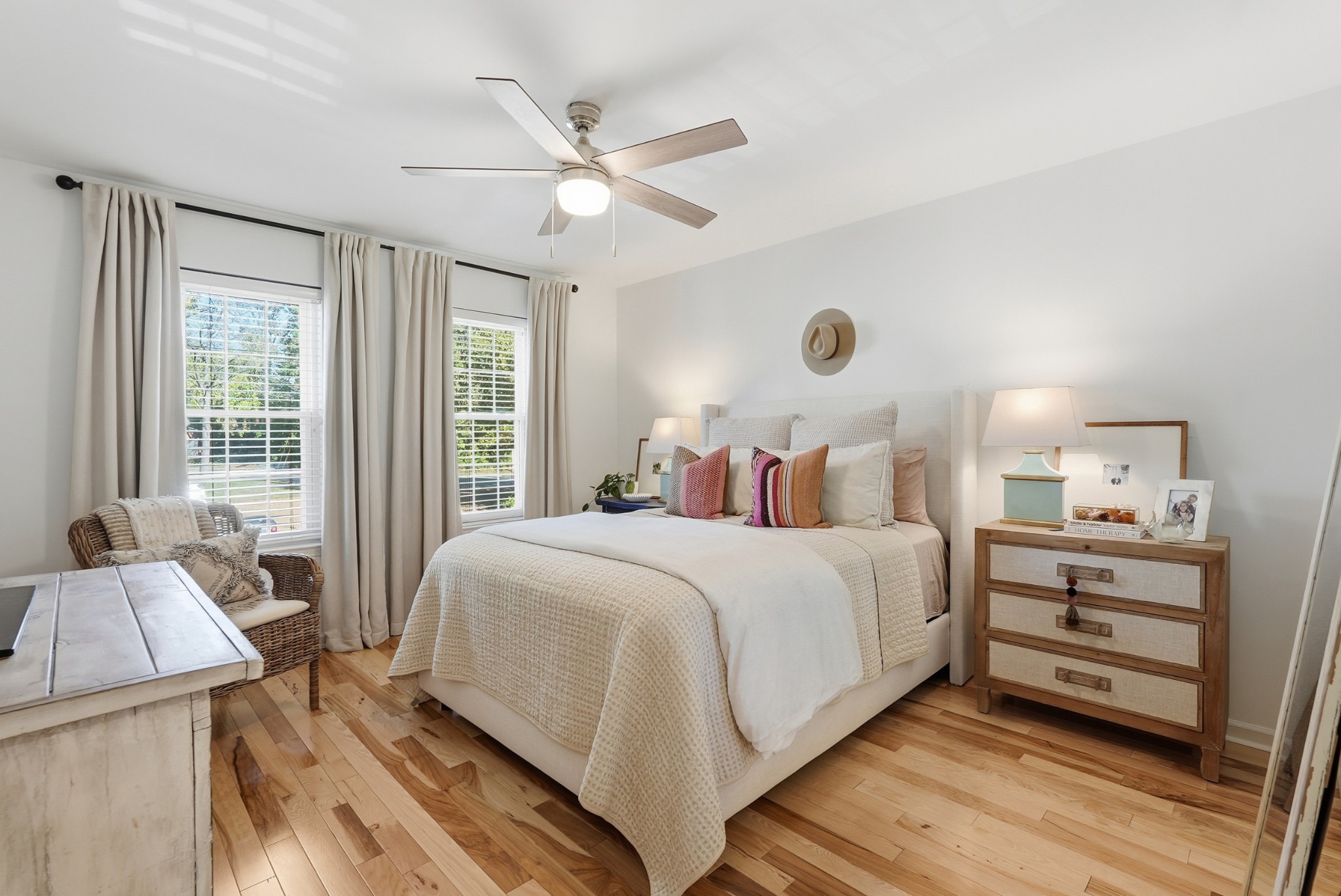 2821 Hazelwood Drive Nashville, TN 37212 - Photo 14 of 32 a bedroom with a bed and a window