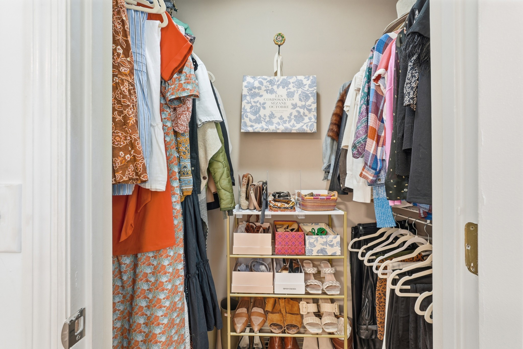 2821 Hazelwood Drive Nashville, TN 37212 - Photo 16 of 32 a view of walk in closet with clothes and shoes