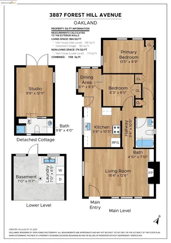 $779,000 | 3887 Forest Hill Avenue, Oakland, CA 94602