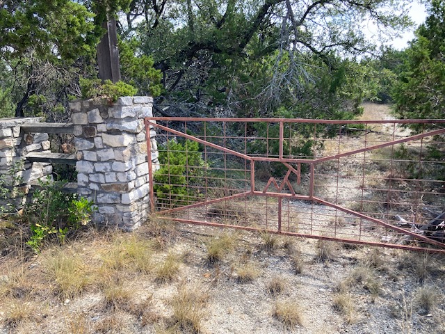 1970 Martin Road Dripping Springs, TX 78620 - Photo 37 of 40 A SECOND GATE LEADING TO THE PROPERTY