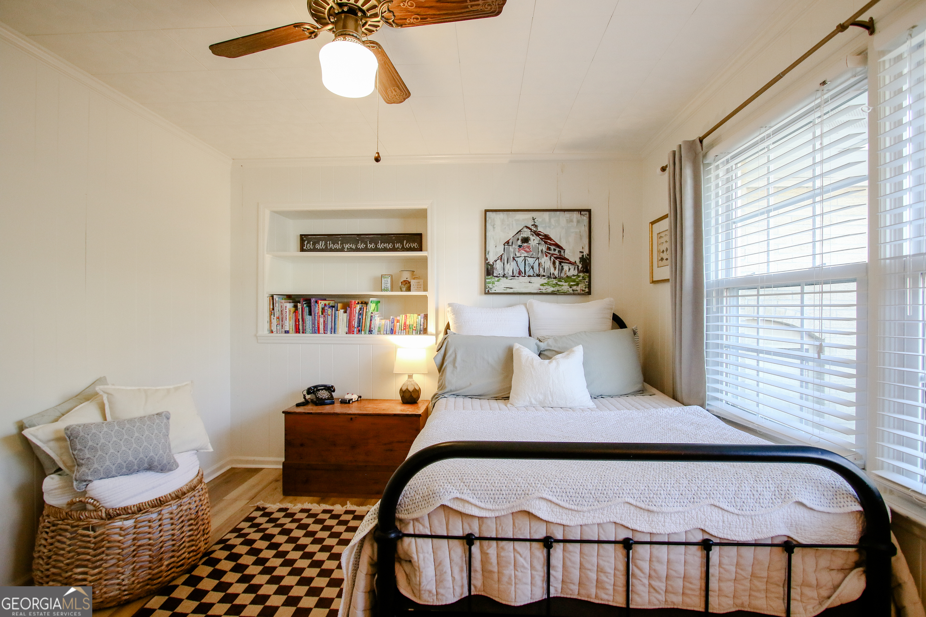 813 Evergreen Road Cobbtown, GA 30420 - Photo 50 of 72 a bedroom with a bed and window