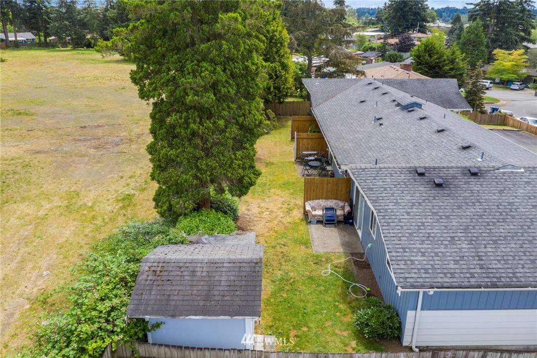 554 Index Place Northeast Renton, WA 98056 - Photo 6 of 17 an aerial view of a house with a yard and lake view