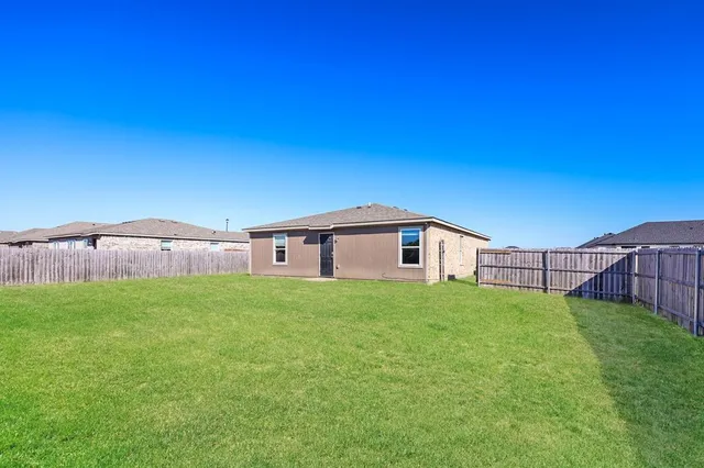 a big house with a yard