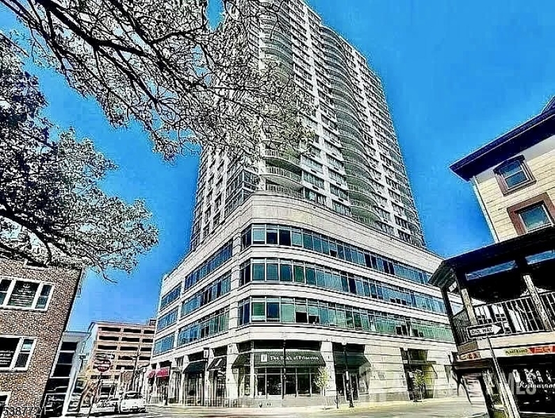 a front view of a building