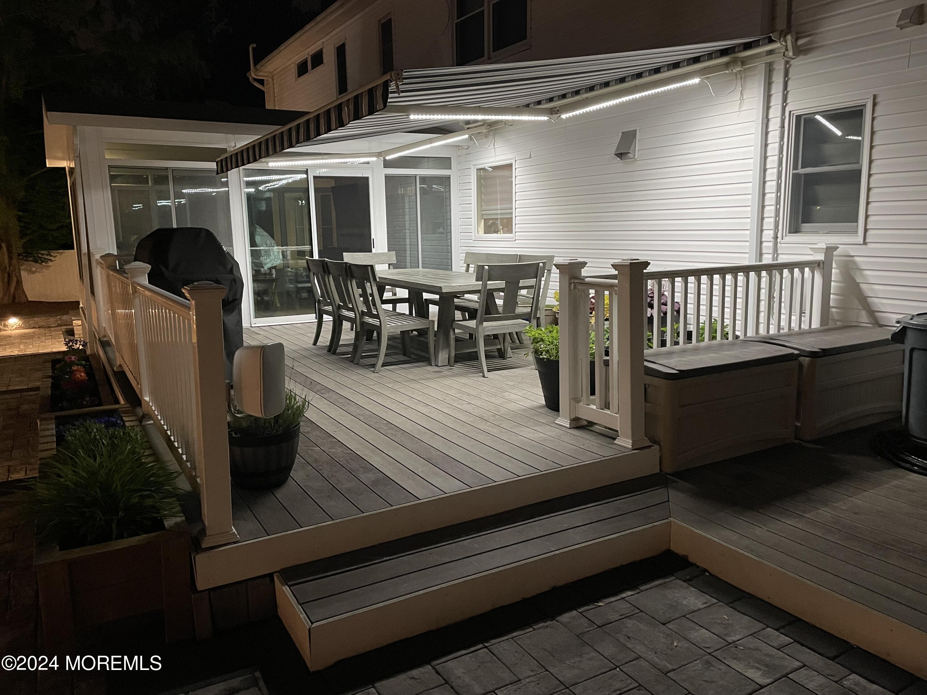 1 Longstreet Road Manalapan, NJ 07726 - Photo 60 of 76 Deck night