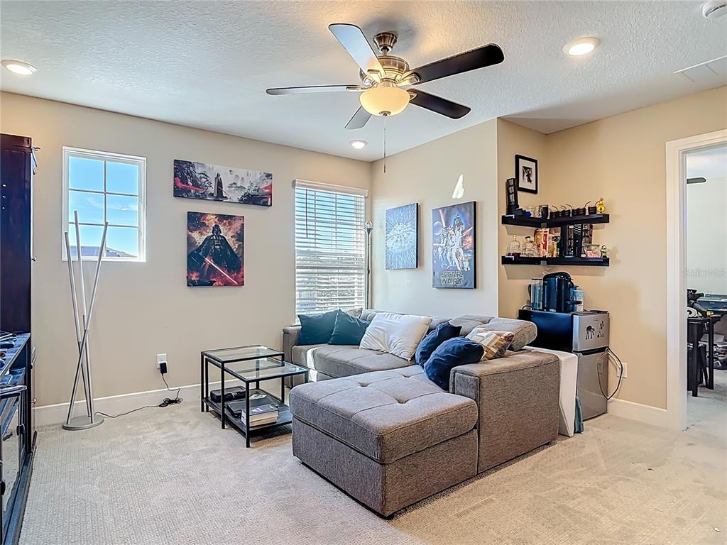 2248 Canopy Terrace Boulevard DeLand, FL 32724 - Photo 20 of 49 a living room with furniture and a flat screen tv