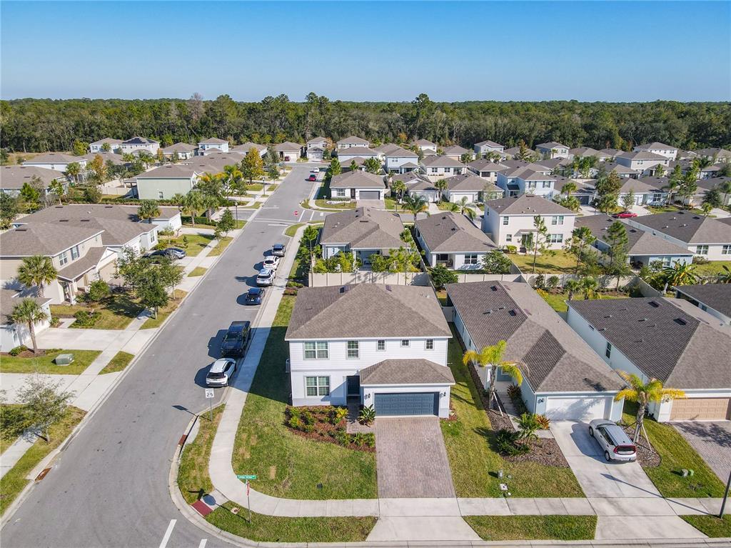 2248 Canopy Terrace Boulevard DeLand, FL 32724 - Photo 41 of 49 an aerial view of residential houses with outdoor space