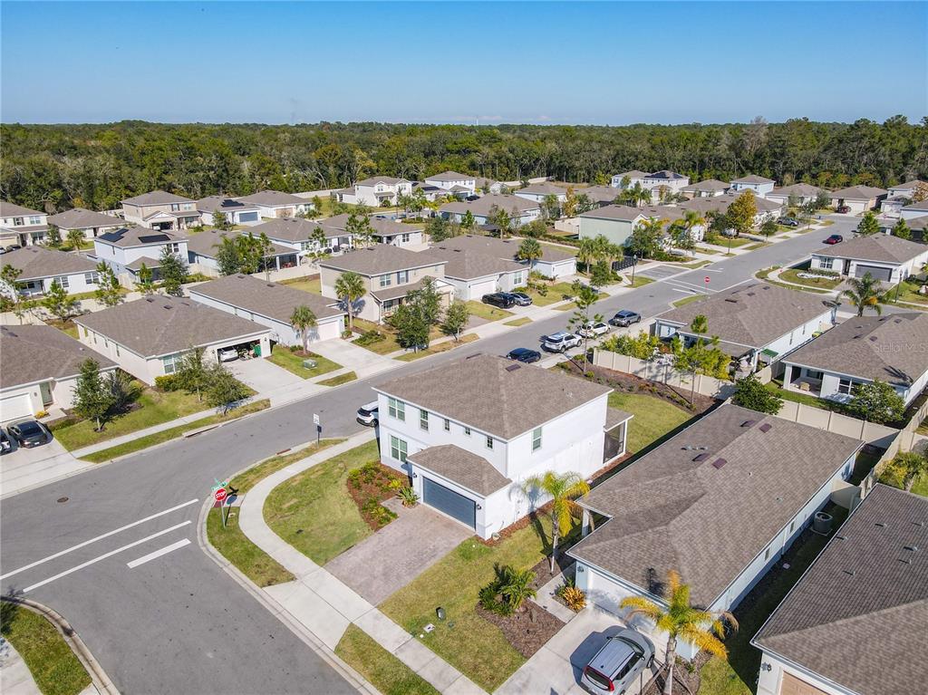 2248 Canopy Terrace Boulevard DeLand, FL 32724 - Photo 45 of 49 an aerial view of residential houses with outdoor space
