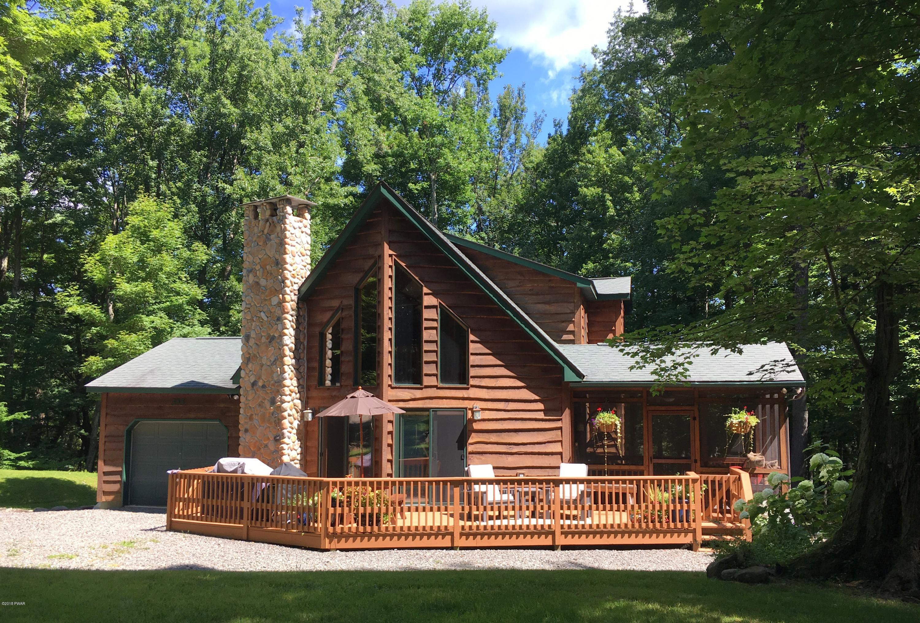 335 Lake Russell Road Newfoundland, PA 18445 - Photo 2 of 87 Gorgeous Adirondack Sided Home !