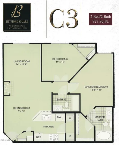 $1,695 | 1701 East Colter Street, Unit 308, Phoenix, AZ 85016