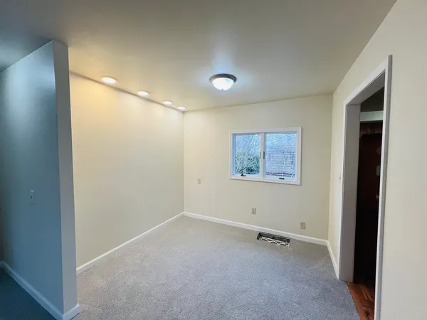 a view of an empty room