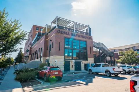a car parked in front of a building