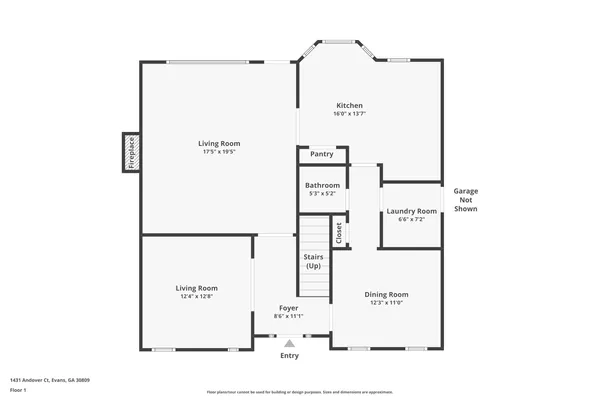 $370,000 | 1431 Andover Court, Evans, GA 30809