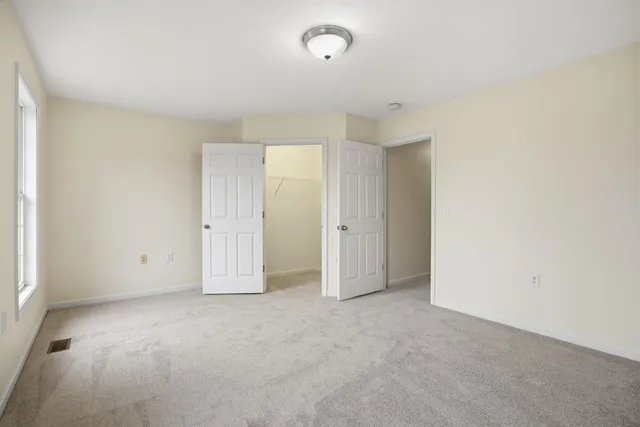 an empty room with window