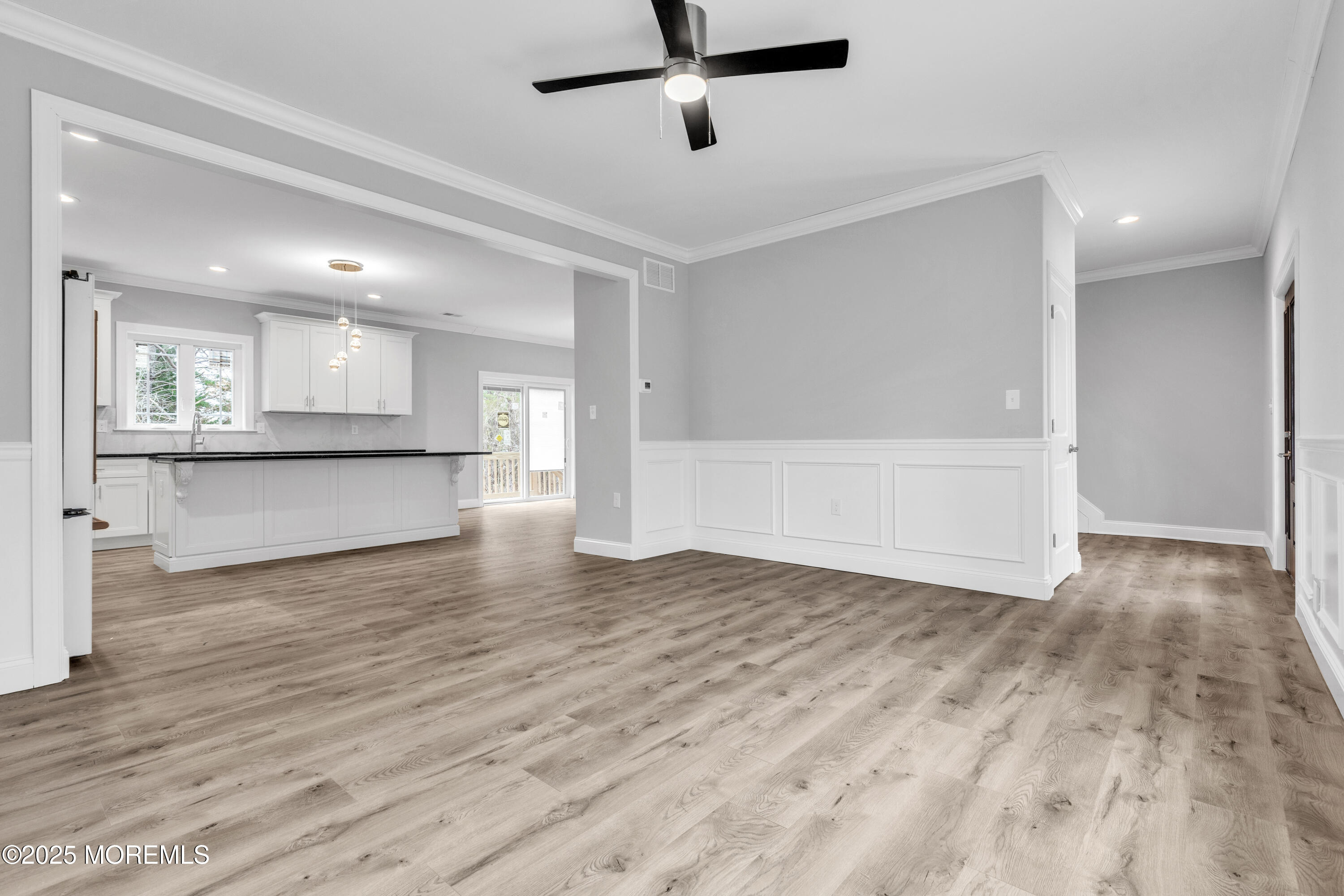 217 Nantucket Road Forked River, NJ 08731 - Photo 10 of 38 a view of a kitchen with a sink and a refrigerator