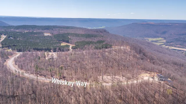 a view of city and mountain