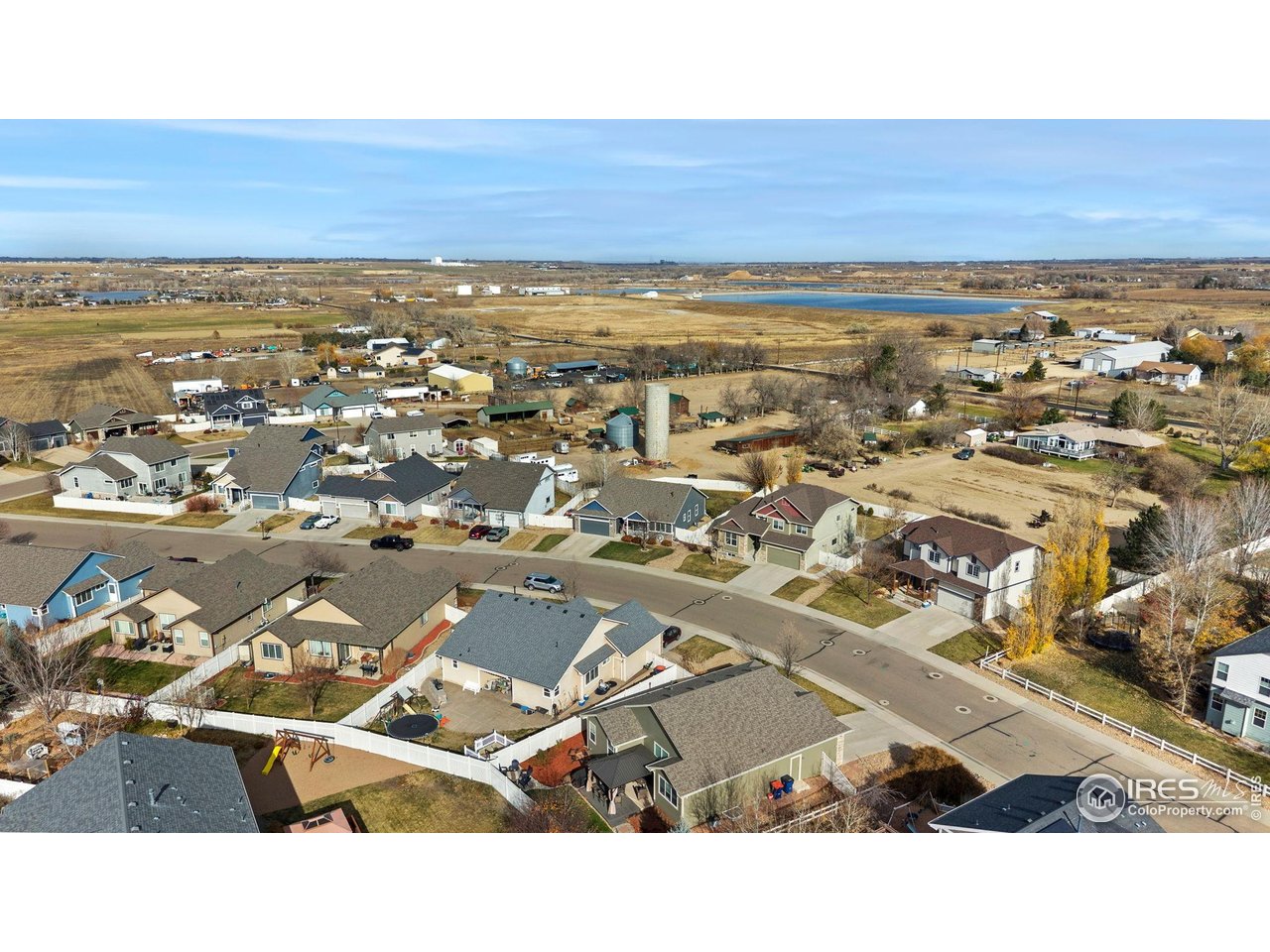 11420 Coal Ridge Street Firestone, CO 80504 - Photo 28 of 31 an aerial view of residential building and ocean view
