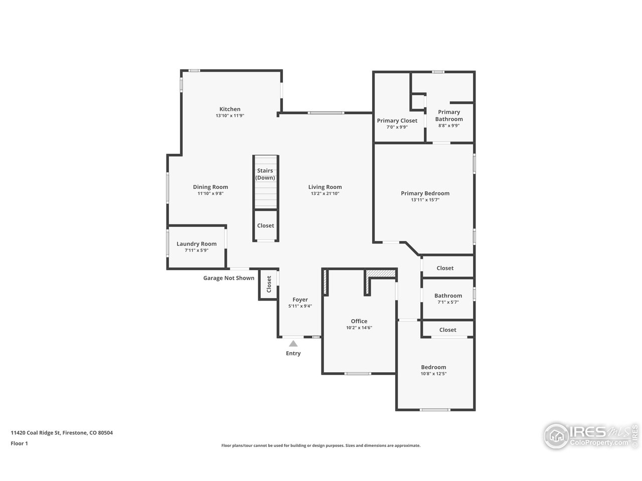 11420 Coal Ridge Street Firestone, CO 80504 - Photo 30 of 31 a picture of a floor plan