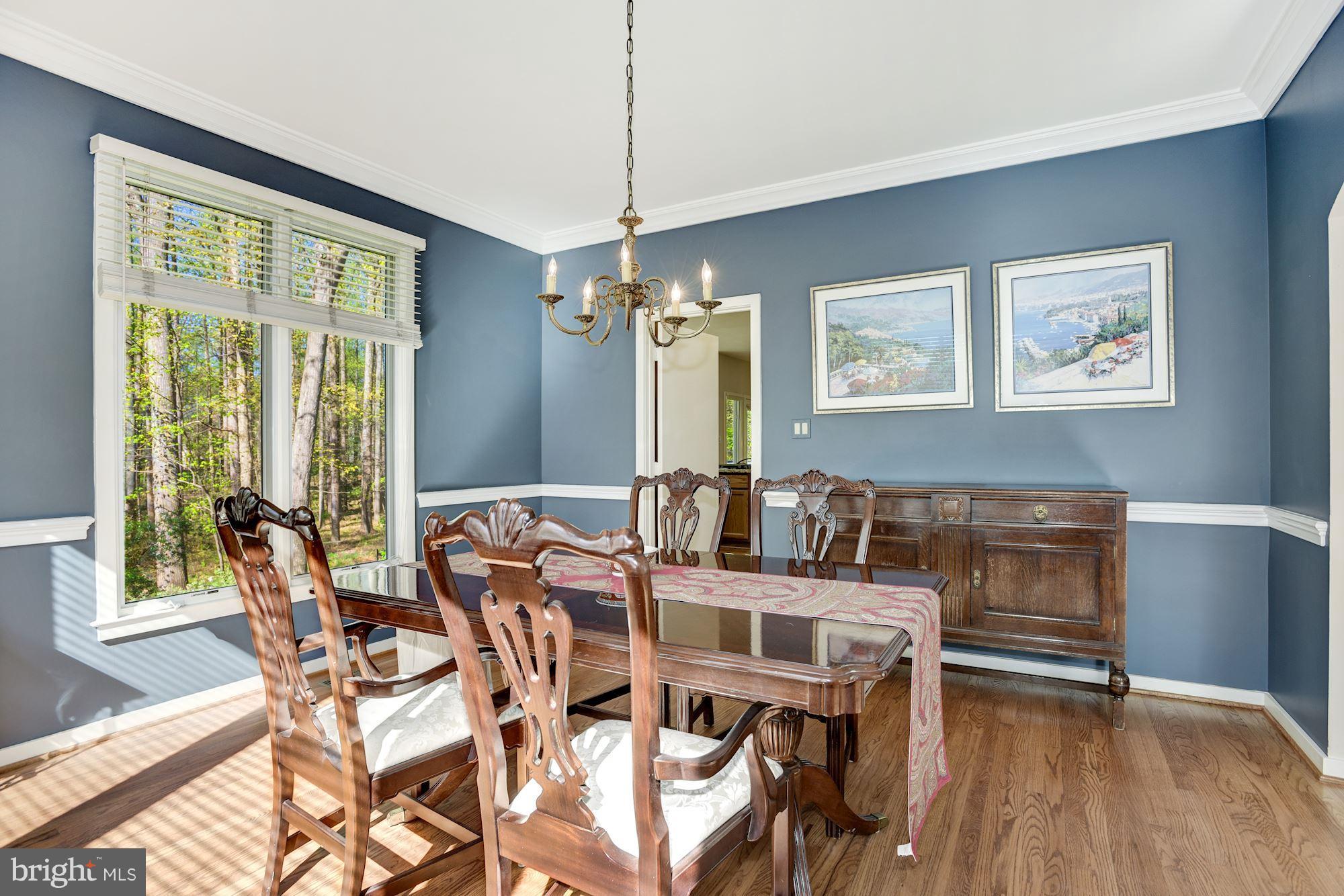 1106 Water Pointe Lane Reston, VA 20194 - Photo 13 of 30 Dining Room with trimwork + box bay window