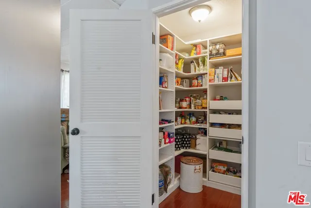 a view of a walk in closet