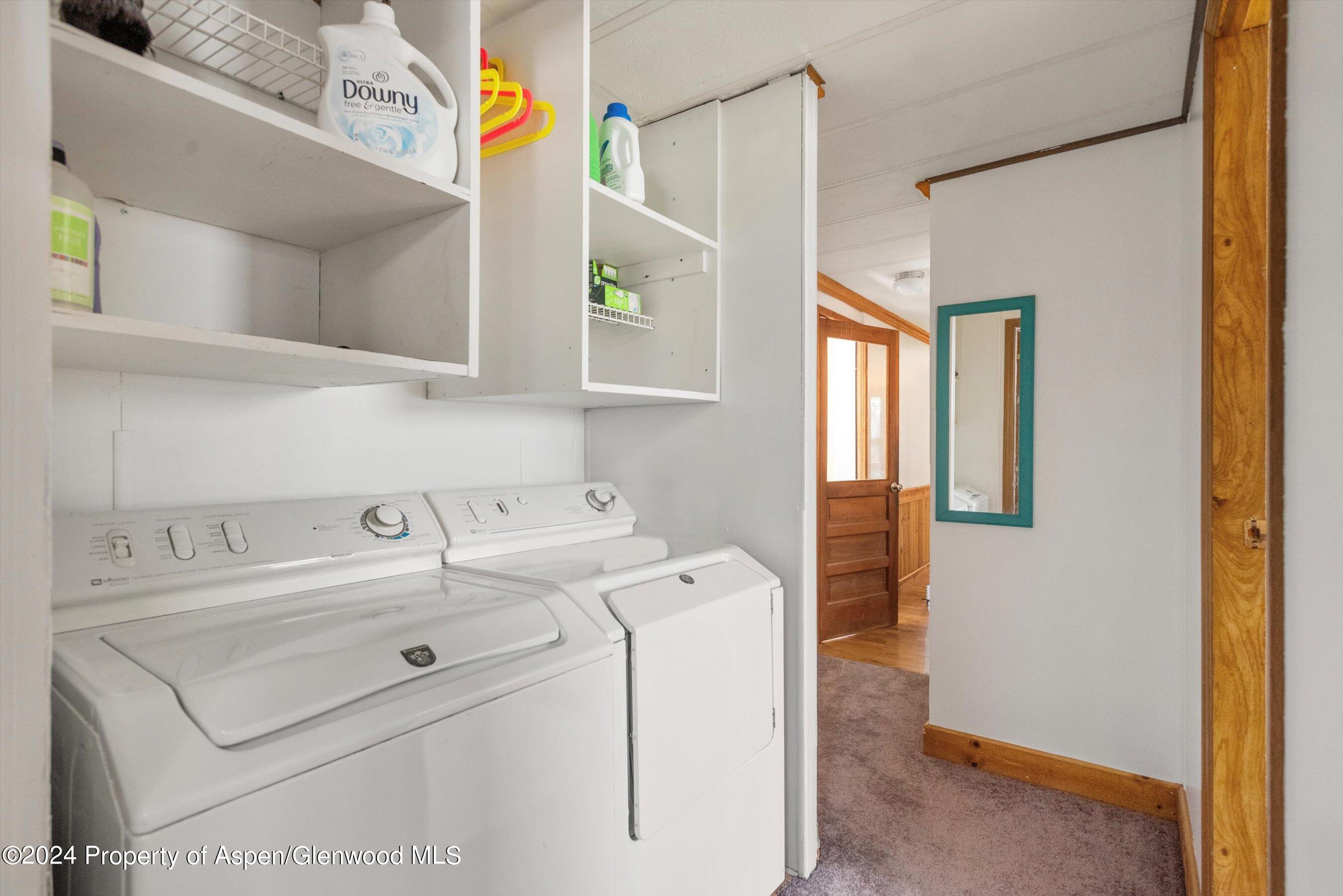 40 Aspen Village Road Aspen, CO 81611 - Photo 12 of 19 a utility room with dryer and washer