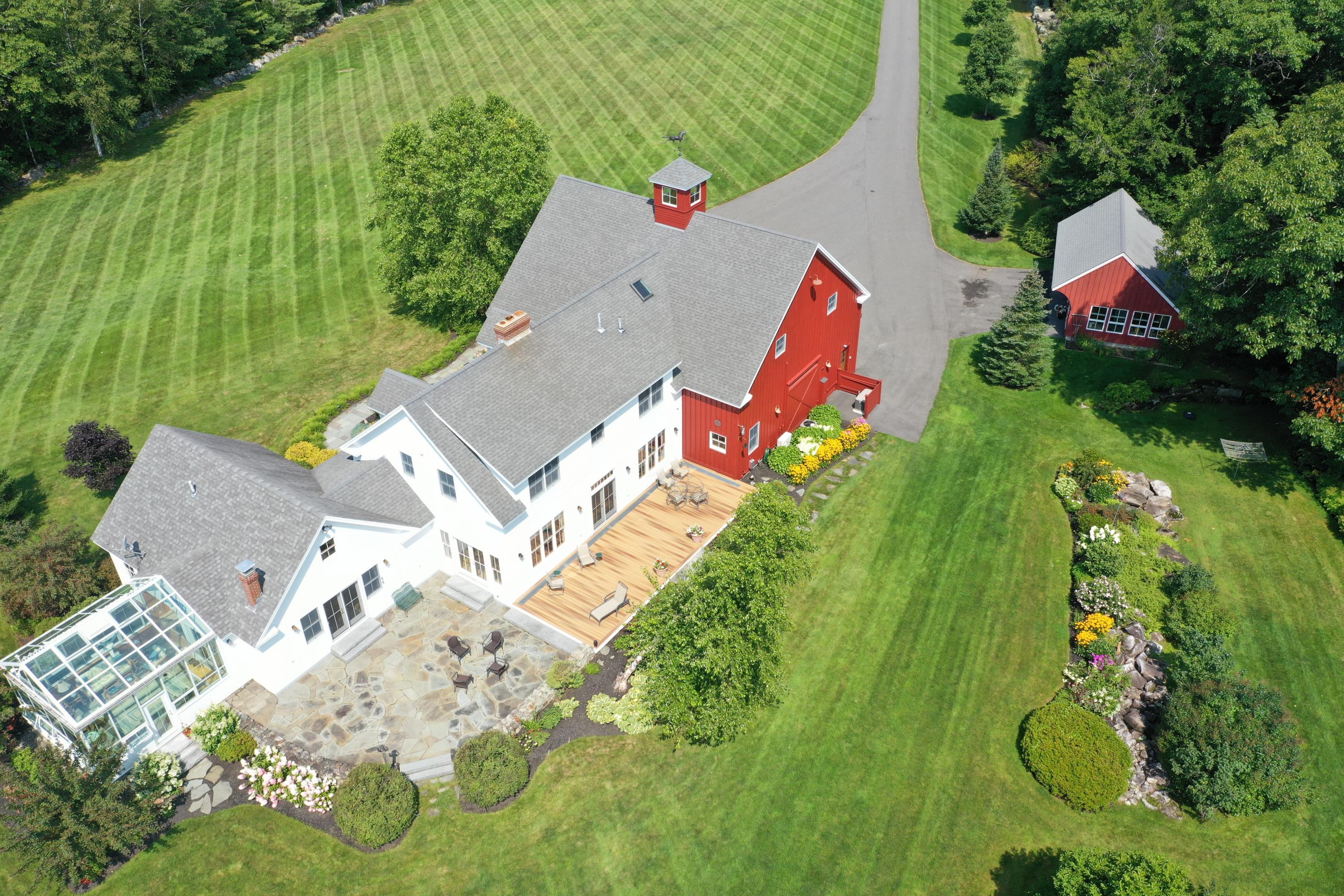 45 Windover Drive Rome, ME 04963 - Photo 3 of 48 45 Windover Aerial From back Yard