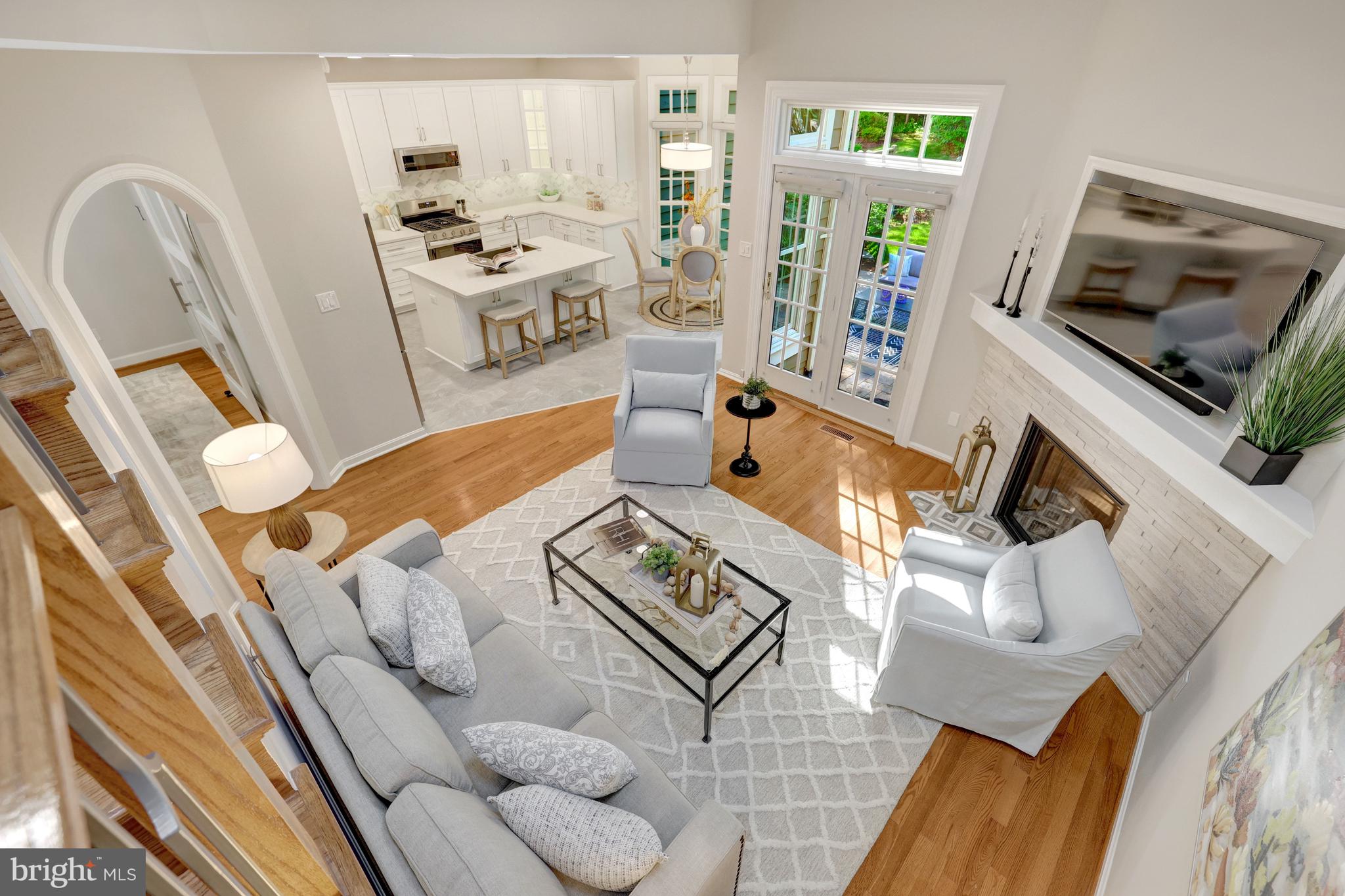11413 Hollow Timber Way Reston, VA 20194 - Photo 22 of 72 Family Room / Kitchen View